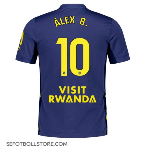 Atletico Madrid Alex Baena #10 Replika Bortatröja 2025-26 Kortärmad Atletico Madrid Alex Baena #10 Replika Bortatröja 2025-26 Kortärmad